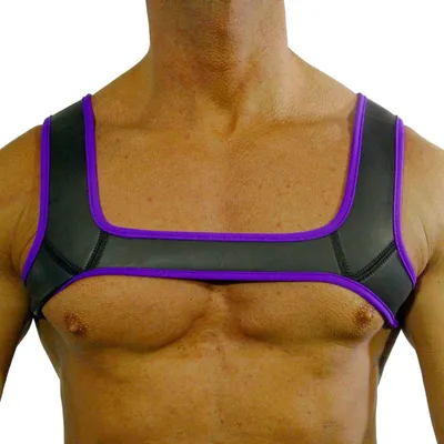 Produktbild von Rude Rider Neoprene Harness Black/Purple