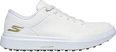 Produktbild von Skechers Go Golf Drive 6 Damen-Golfschuhe Weiß und Gold