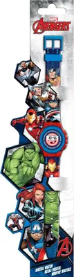 Image de Montre numérique Marvel Avengers pour enfants, étanche, écran LED
