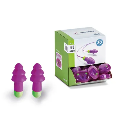 Produktbild von Moldex Rockets® Gehörschutzstöpsel  - SNR 30 dB EN 352-2, Box mit 50 Paar  Größe