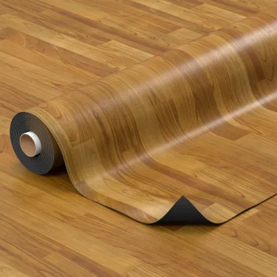Produktbild von PVC-Boden 140x200cm IMOS PVC-Boden Holzoptik 140 cm Breit 1 mm extra dünn Beige wasserabweisend, pflegeleicht, für Garage, Keller & Werkstatt