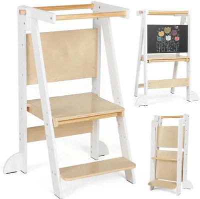 Produktbild von Kinderleertoren aus Holz mit Kippfunktion und Stifttafel, Höhenverstellung