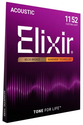 Immagine prodotto di Elixir Strings 11027 corda per strumenti musicali Acustico 6 pz Acciaio Chitarra