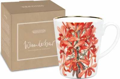 Immagine prodotto di Könitz Becher Laelia superbiens, in Geschenkbox, Bone China, Rot, 600 ml, 11 5 255 2926
