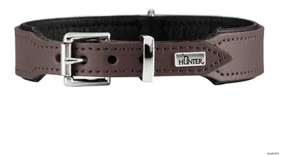 Produktbild von HUNTER Halsband Basic S-M (42), braun/schwarz
