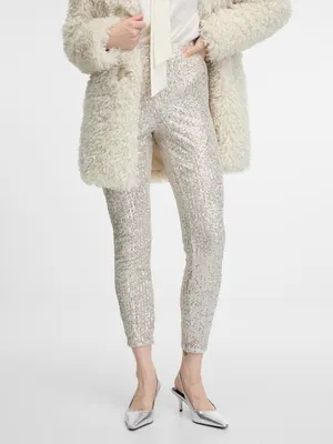Produktbild von Orsay cremefarbene Damenleggings XL