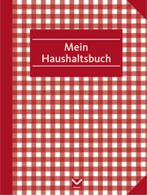 A book cover with a red and white checkered pattern.