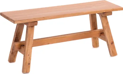 Obrázek produktu pro DŘEVĚNÁ LAVICE "ANZIO" | mahagon, 90x39x26 cm (VxŠxH) | skládací lavice | barva: 08 medová voskovaná