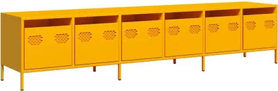 Produktbild von vidaXL TV-Schrank Senfgelb 202x39x43,5 cm Kaltgewalzter Stahl