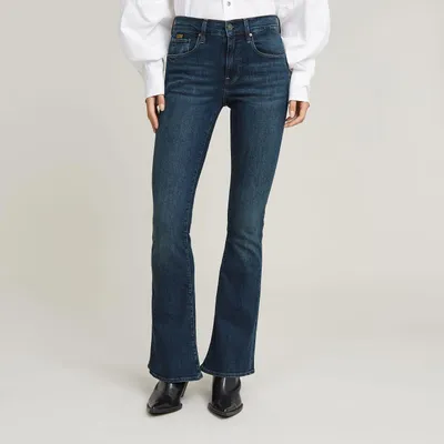 Produktbild von G-star 3301 Flare Jeans Blau 25 / 32 Frau Blau 25