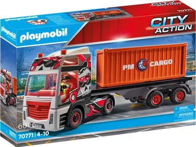 Produktbild von PLAYMOBIL City Action 70771 LKW mit Anhänger