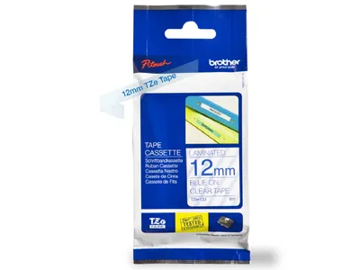 Obrázek produktu pro Brother TZE-133, Modrá na průhledném podkladě, TZe, Šedá, Tepelný přenos, Čína, 5 rok/roky