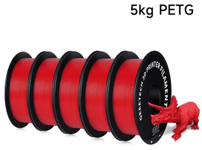 Obrázek produktu pro Filament pro 3D tiskárny PETG – 1,75 mm FDM – cívka 343 m – vakuově balené – červená