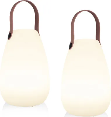 Produktbild von Wiederaufladbare LED Tischleuchten im 2er SET mit USB-Kabel & Farbwechsel, IP44
