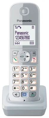 Productafbeelding van Panasonic KX-TGA681: Draadloos toestel met lage stralingsuitstoot, nummerweergave, handsfree functie en DECT technologie