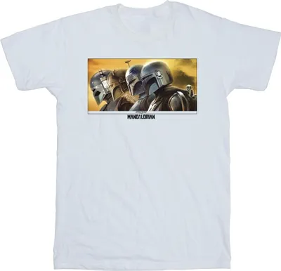Produktbild von Star Wars - "The Mandalorian" T-Shirt für Herren BI47430 (XL) (Weiß)