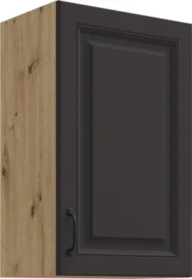 Produktbild von Hängeschrank 45 cm Stilo Grau + Eiche Artisan Küchenzeile Küchenblock Küche