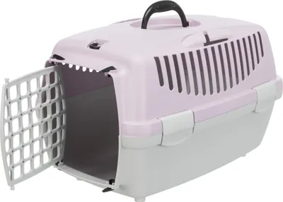 Produktbild von Trixie Transportbox Capri hellgrau/flieder für Hunde