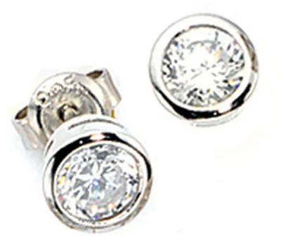 Solitär-Ohrstecker-Zirkonia-925-Silber