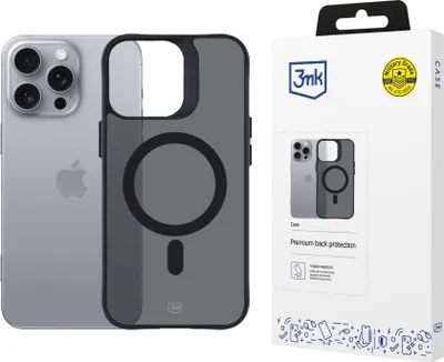 Produktbild von 3mk Schutzhülle Smoke MagCase für Apple iPhone 16 Pro Max Backcover kompatibel mit MagSafe