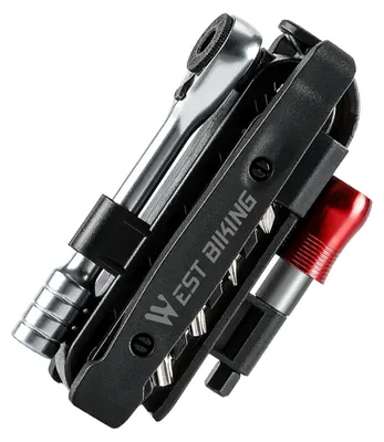 Produktbild von Fahrradreparaturset Fahrradwerkzeugset Mountainbike Ratschenschlüssel Werkzeugset Fahrradreifenreparaturset Fahrradreparaturwerkzeuge Schwarz