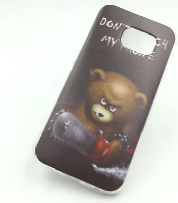Produktbild von Handyhülle Schutzhülle für Samsung Galaxy S6 Edge Case Cover Bumper Etuis Silikon Schwarz