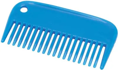 Produktbild von Kleiner Kunststoff-Mähnenkamm Blau