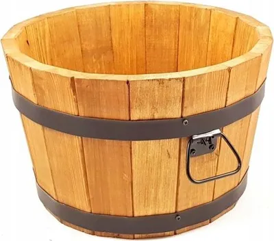Image de Pine Pot de fleurs 42xH26 k. Chêne
