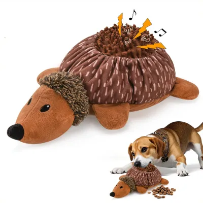Produktbild von Plüschtiere, Quietschspielzeug und Kauspielzeug für Hunde in Form eines Igel