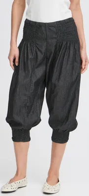 Produktbild von Pulz Jeans PZJILL DENIM Damen Hose Haremshose Stoffhose 100% Baumwolle relaxed fit