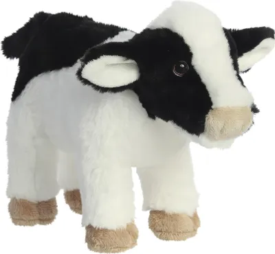 Immagine prodotto di Aurora, 35026, Mucca Eco Nation 25,4 cm, peluche, bianco e nero