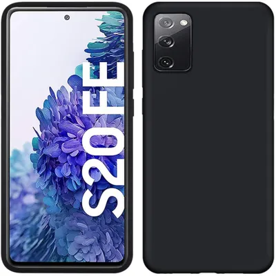Obrázek produktu pro Pouzdro pro Samsung Galaxy S20 FE / S20 FE 5G, měkké silikonové ochranné pouzdro z tekuté gumy černé