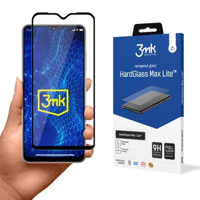 Produktbild von 3mk Display Gehärtetes Glas HardGlass Max Lite für Samsung Galaxy A32 4G 0,3mm 9H