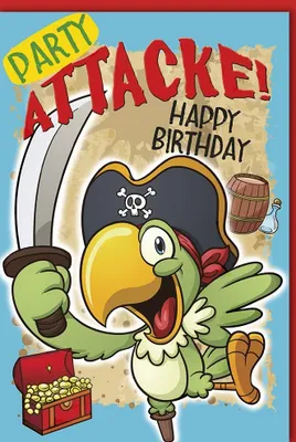Produktbild von Geburtstag - Glückwunschkarte im Format 11,5 x 17 cm mit Umschlag - Pa