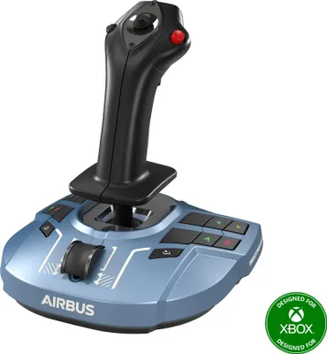 Produktbild von Thrustmaster TCA Sidestick X Airbus Edition, Flightstick, PC, Xbox Series S, Xbox Series X, Menü-Taste, Schaltfläche Teilen, Analog / Digital, Kabelgebunden, USB