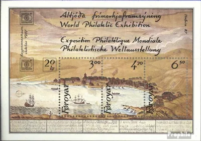 Produktbild von Briefmarken Dänemark - Färöer 1986 Mi Block2 (kompl.Ausg.) gestempelt HAFNIA 87