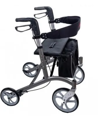 Produktbild von Antar Leichtgewicht Rollator grau