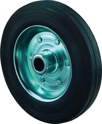 Image de Bs Rollen Roue de secours pour roulette fixe 160Mm caoutchouc, Capacité de charge : 135 Kg