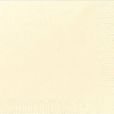 Produktbild von 50 Duni Zelltuchservietten creme 33x33cm