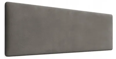 Produktbild von Wandpaneele Gepolstert Kopfteil Bett Grau Samt 90X30