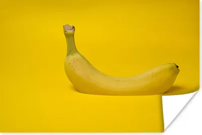Produktbild von MuchoWow® Poster Banane - Obst - Gelb 60x40 cm - Schlafzimmerdekoration