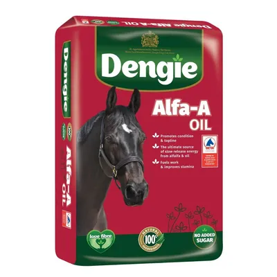 Zdjęcie produktu dla Dengie Alfa-A Oil – sieczka dla koni, z lucerny, z olejem rzepakowym, 20 kg