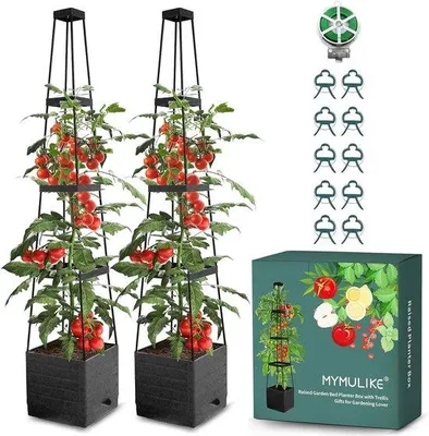 Immagine prodotto di Supporto da giardino con fioriera - Regolabile - 2 pezzi - 150 cm