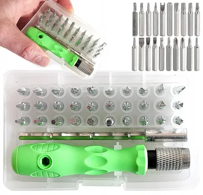 Obrázek produktu pro Sada přesných šroubováků 32v1 s bity a torx