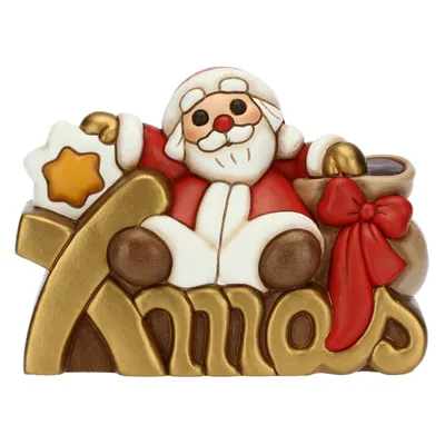 Produktbild von THUN Weihnachtsmann auf Schriftzug Xmas 2022