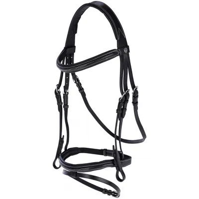 Produktbild von Covalliero Trensenzaum Classic schwarz, Größe:Pony