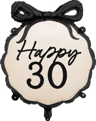 Immagine prodotto di Balon foliowy pastylka Happy 30 urodziny 47,5 x 45 cm