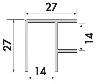 Immagine prodotto di PRIME flow zoccolo angolare, angolare, H 150 mm, nero opaco