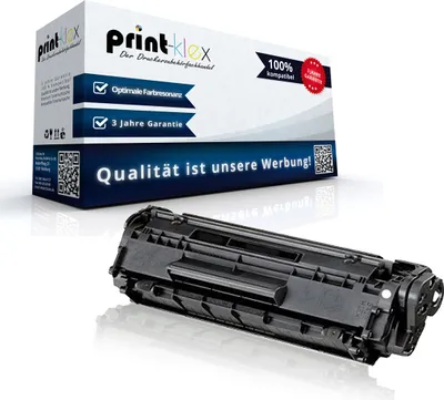 A product shot of a toner cartridge and its packaging.