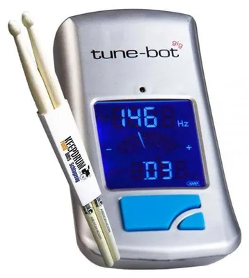 Produktbild von Overtone Labs Tune-Bot Gig Stimmgerät Tuner mit Drumsticks